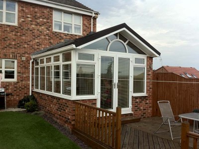 Gable Conservatory tiled roof