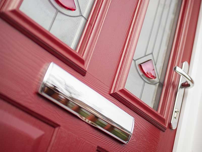 Red Composite Solidor Door